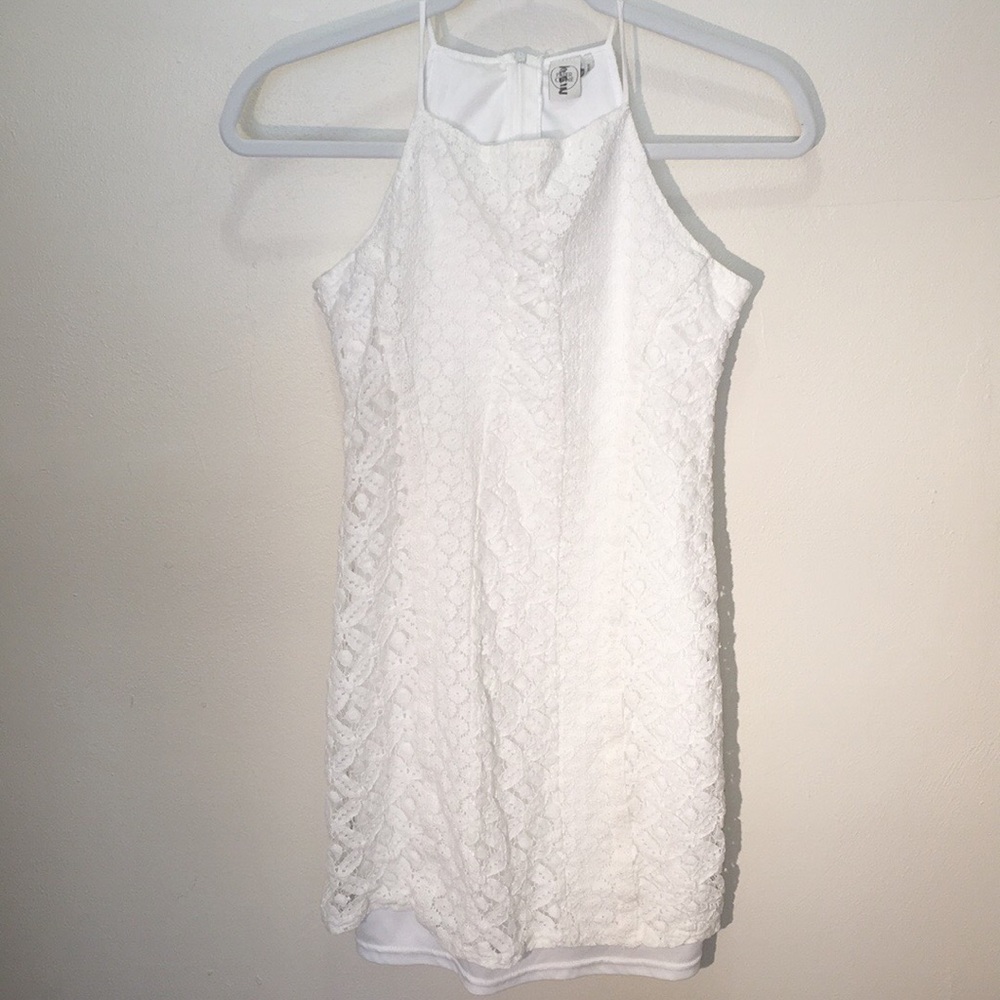 Small Lace Crochet Halter Dress